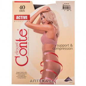   Conte Elegant ACTIVE 40 den 2 Mocca