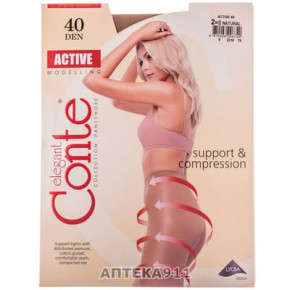   Conte Elegant ACTIVE 40 den 2 Natural