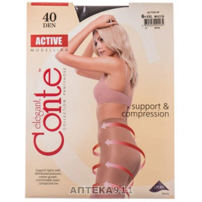   Conte Elegant ACTIVE 40 den 6 Mocca