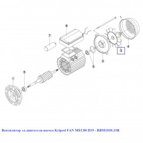     Kripsol FAN MEC80 D19 - RBM1030.33R 16