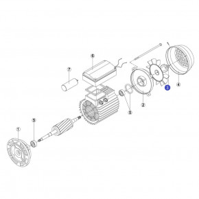     Kripsol FAN MEC80 D19 - RBM1030.33R 19