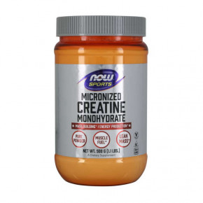  NOW Micronized Creatine Monohydrate 500 g unflavored