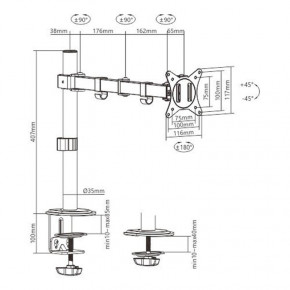  Gembird MA-D1-01 (VESA100100) 3