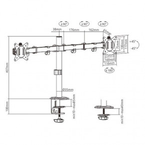  Gembird MA-D2-01 (VESA100100) 3