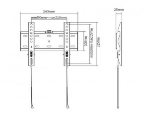  Gembird WM-42F-01 (VESA200200) 3