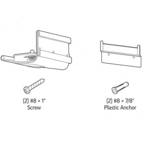  Poly P15/R30 Wall Mount for Video Bar (783S4AA) 4