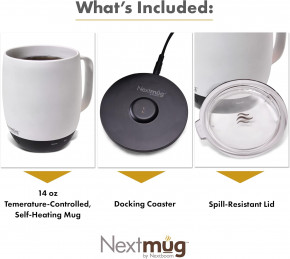 - Nextmug Temperature Controlled 420ml Ivory 6