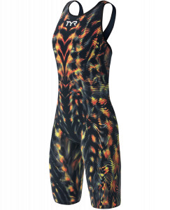    TYR Womens Venzo Genesis Open Back Swimsuit Inferno (234) 34 (VZNOB6A-234-34) 4