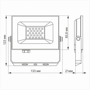  LED TITANUM TLF206 20W 6000K (TLF206) 4