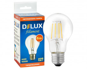   Delux BL60 6 4000K 220 E27 filament