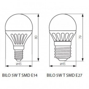  KANLUX LED 27 3W 3000K 420Lm 23043 4