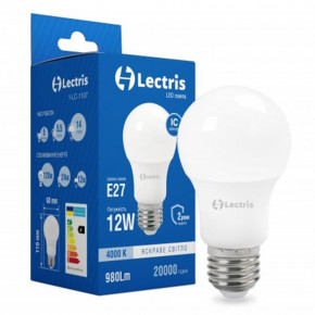  LED Lectris A60 1-LC-1107 12W 4000K E27