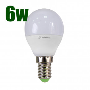   Ledex G45-6W-E14-570lm-3000-(LX-100869)