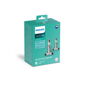  c Philips H4 LED 11342ULWX2 Ultinon +160% 6200K