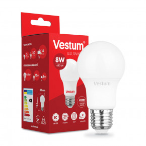  LED Vestum A55 8W 4100K 220V E27 3