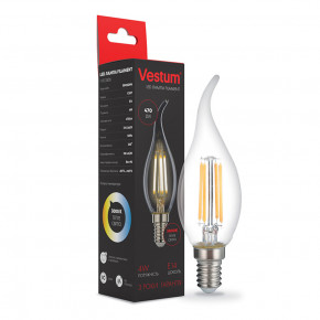   Vestum LED C35T E14 4W 220V 3000K