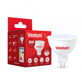  LED Vestum MR16 8W 4100K 220V GU5.3