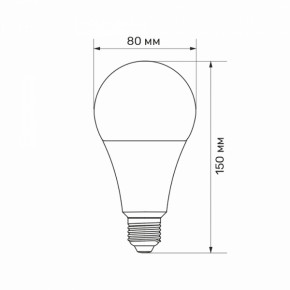 LED  TITANUM A80 18W E27 4100K (TLA8018274) 4