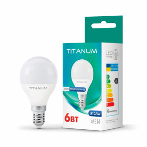 LED  TITANUM G45 6W E14 3000K (TLG4506143)