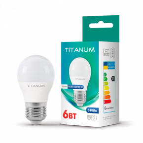 LED  TITANUM G45 6W E27 3000K (TLG4506273)