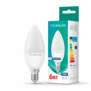 LED  TITANUM C37 6W E14 3000K (TL3706143)