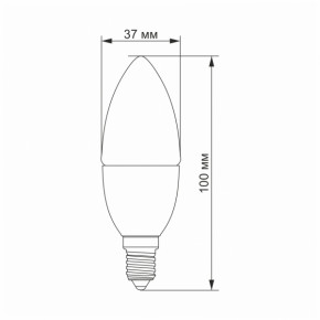 LED  VIDEX C37e 3.5W E14 4100K (VL-C37e-35144) 4