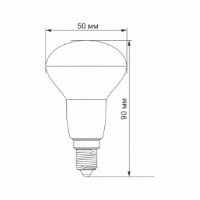 LED  VIDEX R50e 6W E14 3000K (VL-R50e-06143) 4