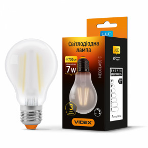 LED  VIDEX Filament A60FMD 7W E27 4100K 220V  (VL-A60FMD-07274)