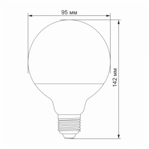 LED  VIDEX G95e 15W E27 4100K (VL-G95e-15274) 4