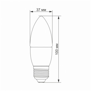 LED  VIDEX C37e 7W E27 4100K (VL-C37e-07274) 4