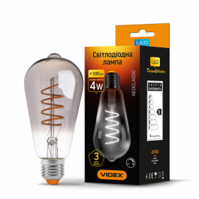 LED  VIDEX Filament ST64FGD 4W E27 2100K   (VL-ST64FGD-04272)