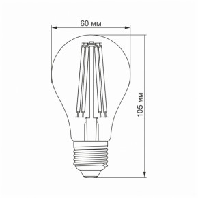   VIDEX Filament A60F 10W E27 4100K (VL-A60F-10274) 4