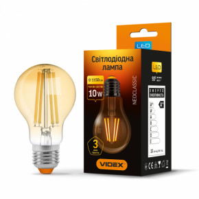LED  VIDEX Filament A60FA 10W E27 2200K  (VL-A60FA-10272)
