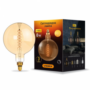 LED  VIDEX Filament G200FASD 8W E27 2200K   (VL-G200FASD-08272)