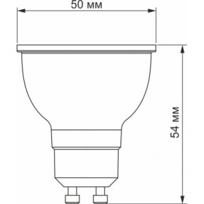 LED  VIDEX MR16D 6W GU10 4100K  (VL-MR16D-06104) 3