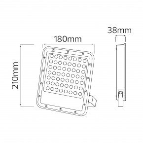   OSELO-50 50W 6400K Horoz Electric (068-025-0050-010) 4