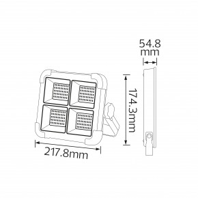      TURBO-400 400W 3000K-4200K-6400K Horoz Electric (068-027-0400-010) 4