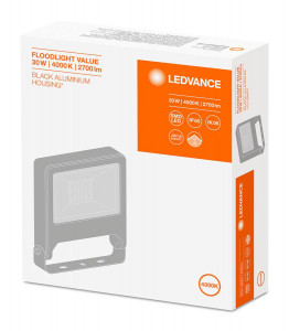  LEDVANCE FLOOD VALUE 30W 2700Lm 4000K BK (4058075268623) 7