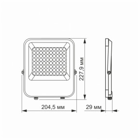 LED  PREMIUM VIDEX F2 50W 5000K (VL-F2-505G) 5