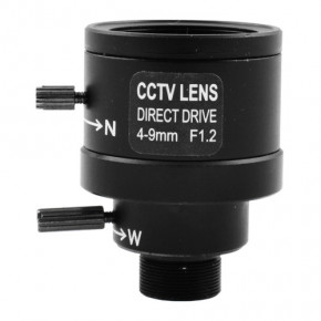   CCTV 1/3 PT 0409 4mm-9mm F1.2 Direct Drive, Manual Iris (8565) 3