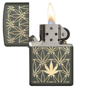   Zippo 221 All Around Leat Design Laser  (29589) 4