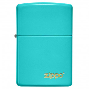  Zippo Flat Turquoise Zippo Lasered  (49454 ZL) 4