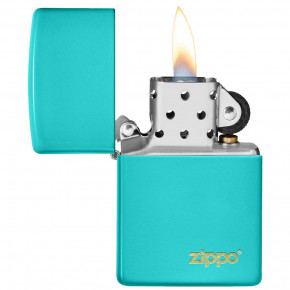  Zippo Flat Turquoise Zippo Lasered  (49454 ZL) 6