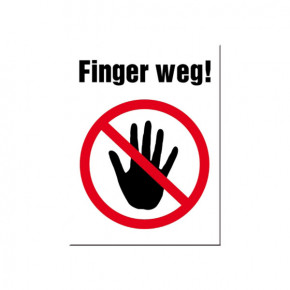  Finger weg