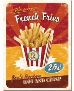  French Fries Nostalgic Art