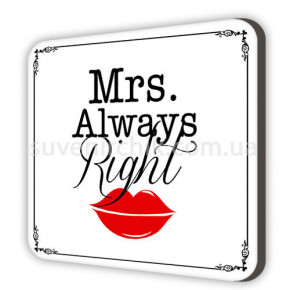   Mrs. Always Right MDK_L106