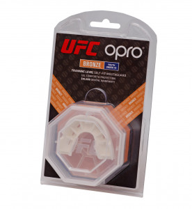  OPRO Junior Bronze UFC Hologram White (art.002264002) (VZ55UFC_Junior-Bronze_White)