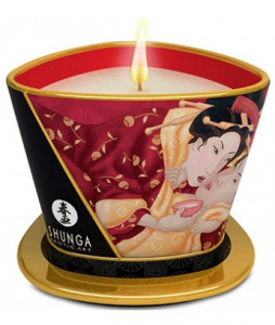   Shunga Massage Candle Sparkling Strawberry 170ml