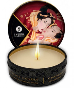   Shunga Massage Candle Sparkling Strawberry 30ml