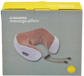   U-Shaped Massage Pillow Brown WM-004 (14272) 4